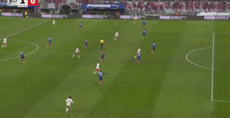 半場(chǎng)：萊比錫1-1美因茨，康拉德-哈德頭球破僵，阿米里點(diǎn)射